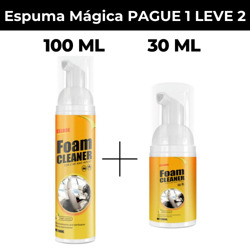 Foam Cleaner™ Espuma Mágica Limpeza Profunda - PAGUE 1 E LEVE 2
